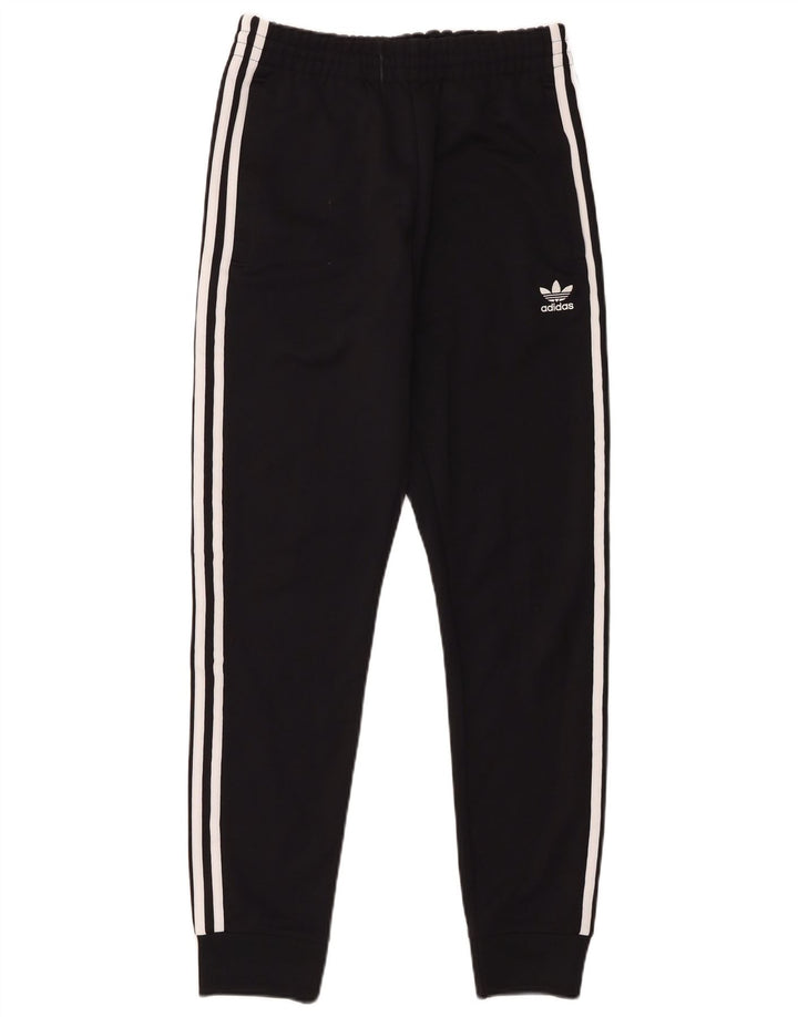 Adidas Mens Treino Calças Joggers Pequeno Poliéster Preto
