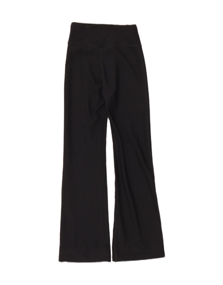 Calça de treino feminina Fila UK 10 pequena preta nylon