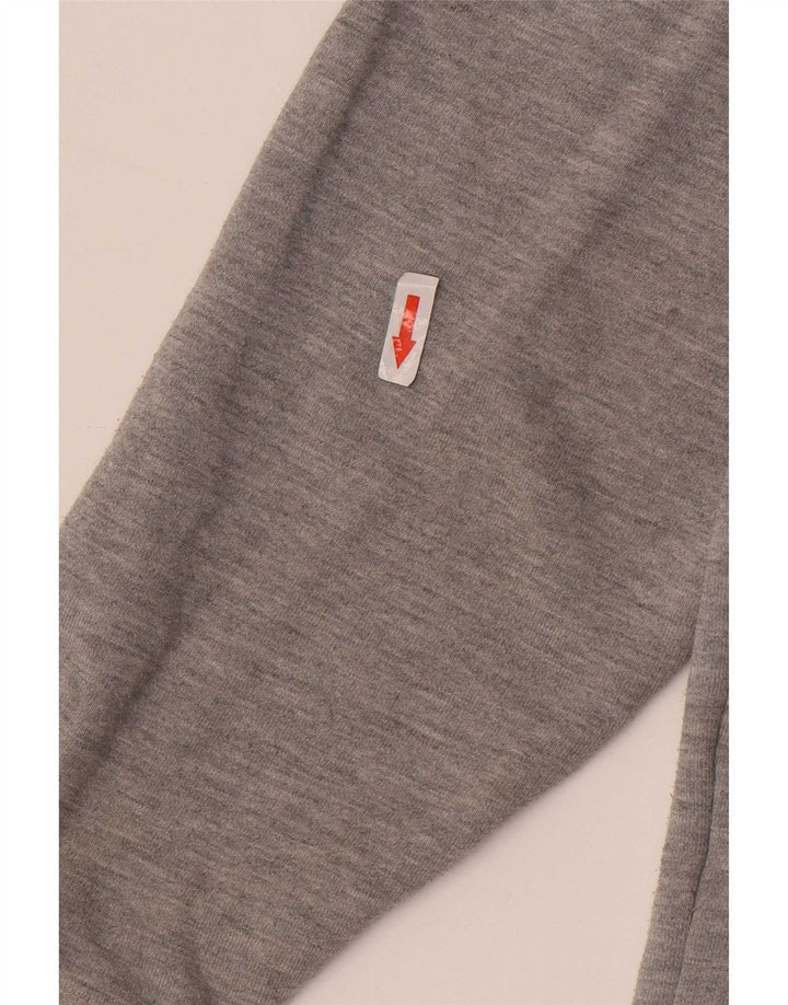 Zara Mens Hoodie Jumper Médio Cinza Poliéster