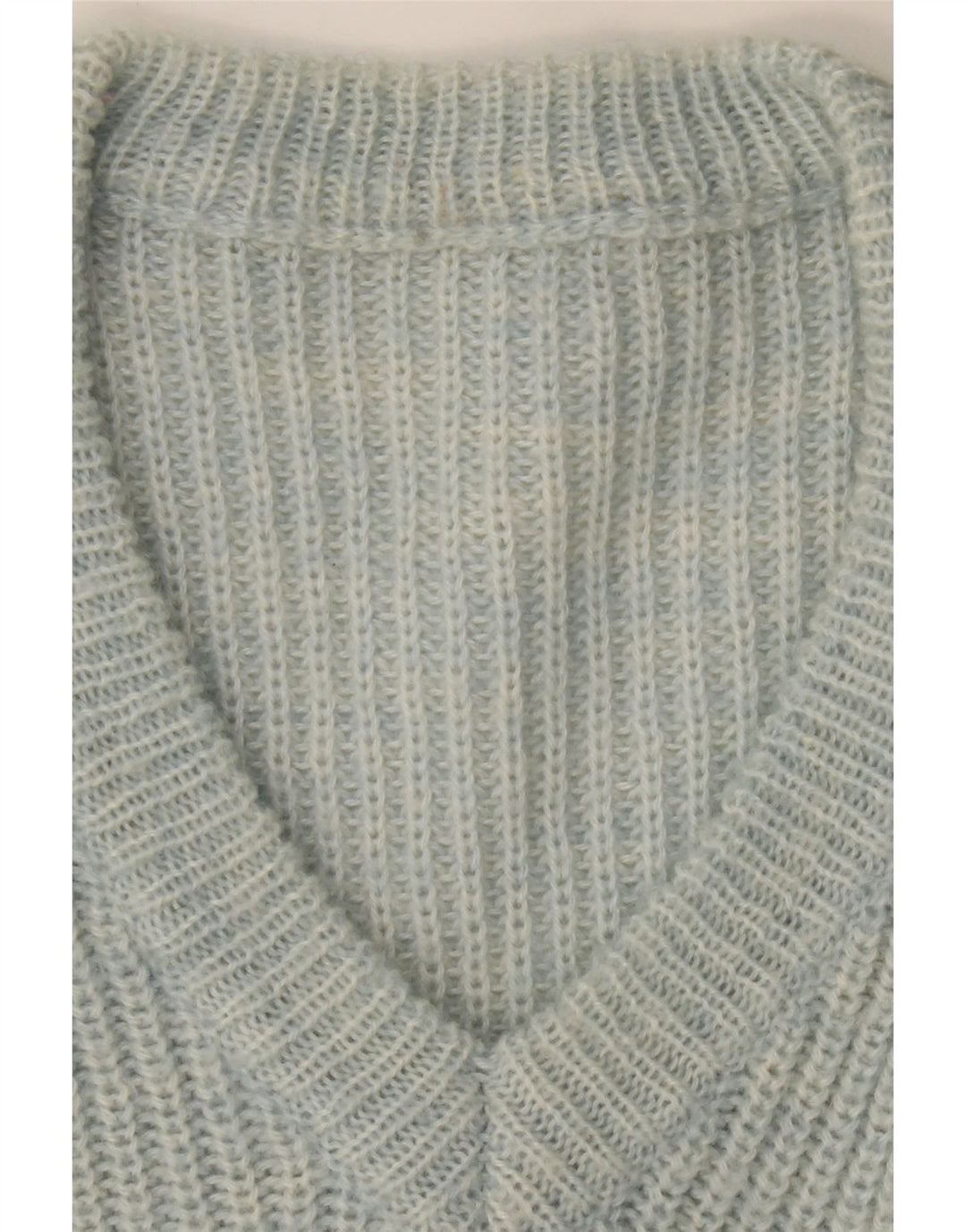 VINTAGE Womens V-Neck Jumper Sweater UK 18 XL Blue Vintage Vintage and Second-Hand Vintage from Messina Hembry 