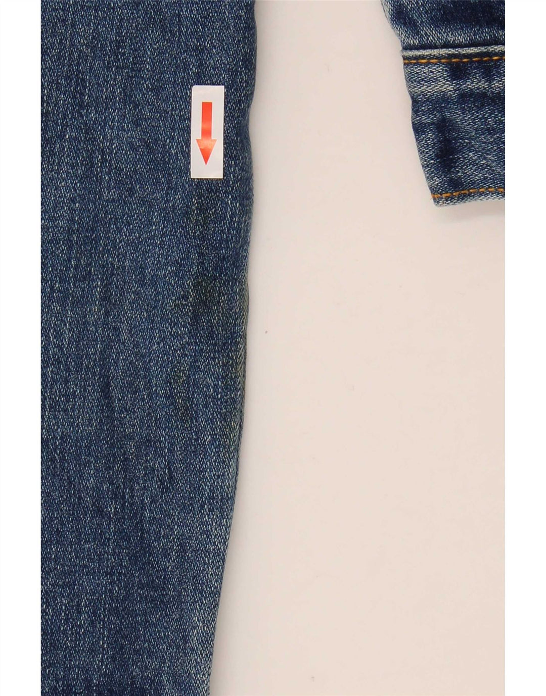Jaqueta jeans feminina Levi's 7-8 anos grande algodão azul