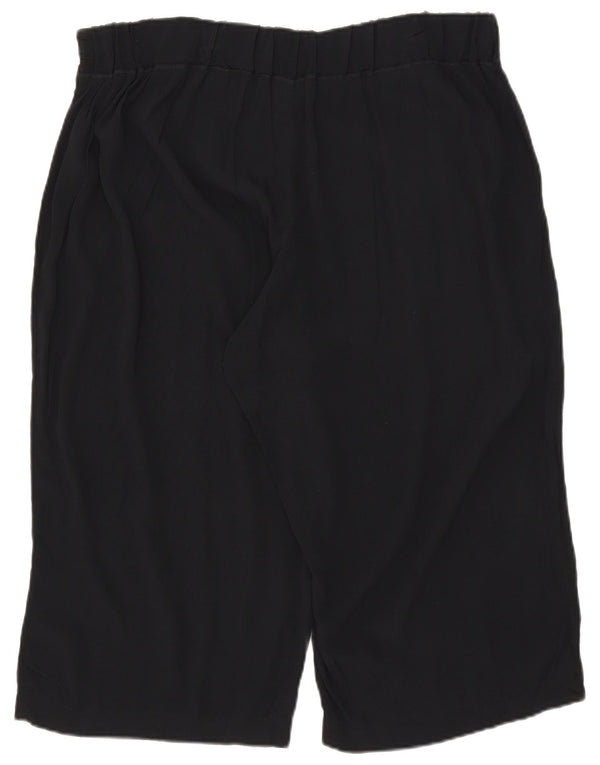 Bermuda esportiva Marks & Spencer feminina UK 22 3XL preta viscose