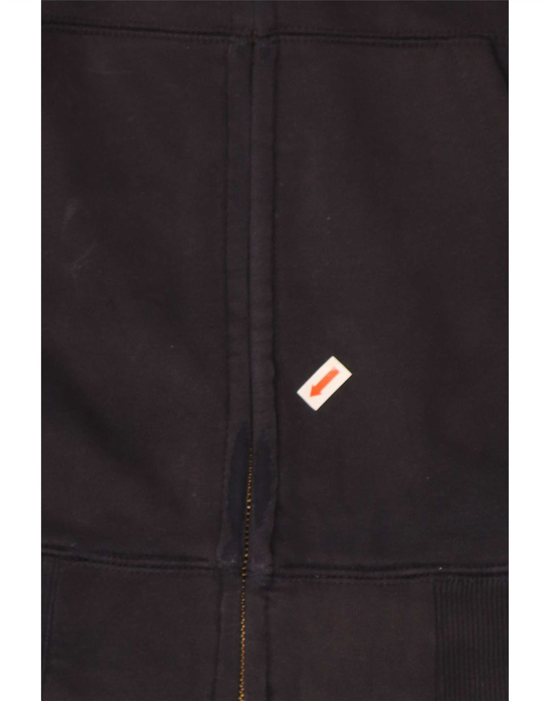 Suéter Carhartt masculino com capuz e zíper médio azul marinho algodão