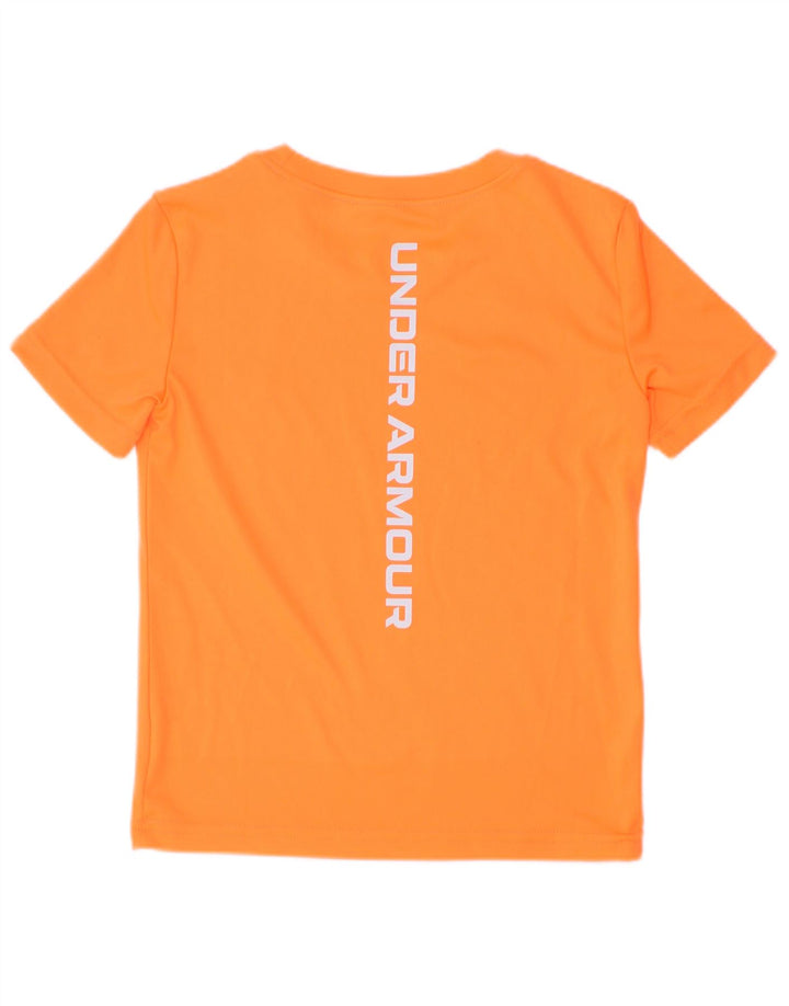 Camiseta gráfica Under Armour Boys 3-4 anos laranja