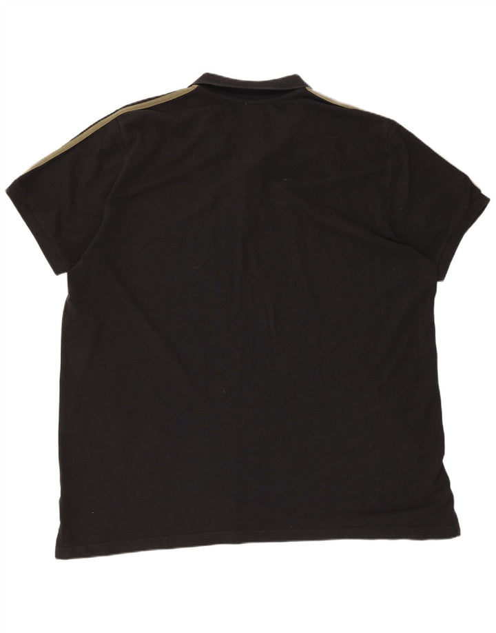 Camisa polo masculina Adidas 3XL preta