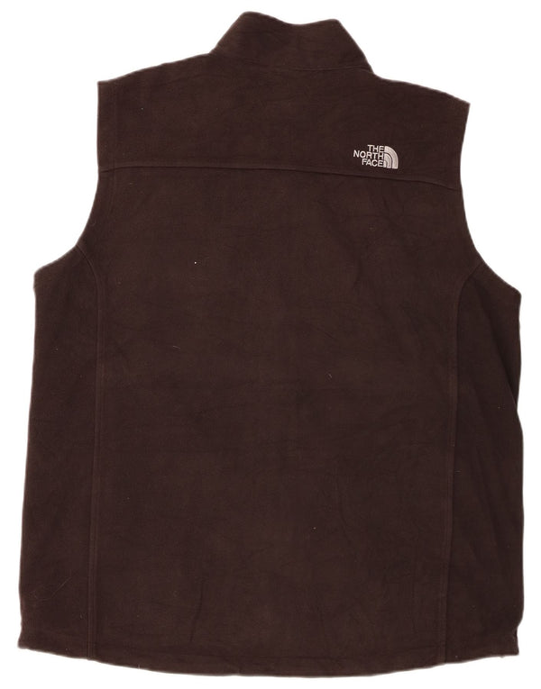 The North Face Mens Fleece Gilet UK 40 Grande Poliéster Preto