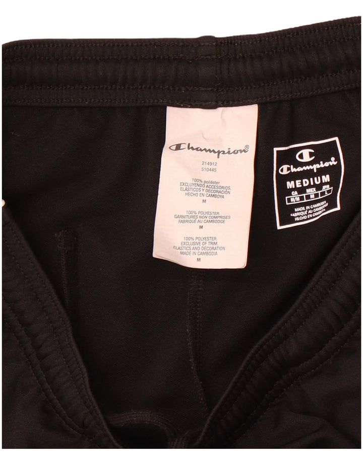 Shorts esportivos masculinos Champion médio preto poliéster