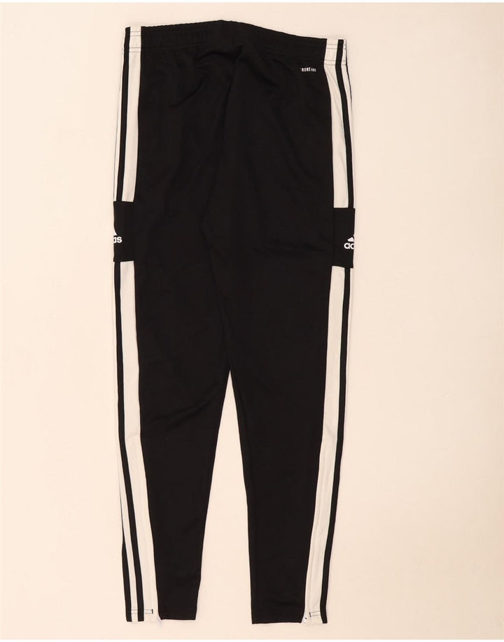 Calça de treino masculina Adidas Aeroready médio preto colorblock poliéster