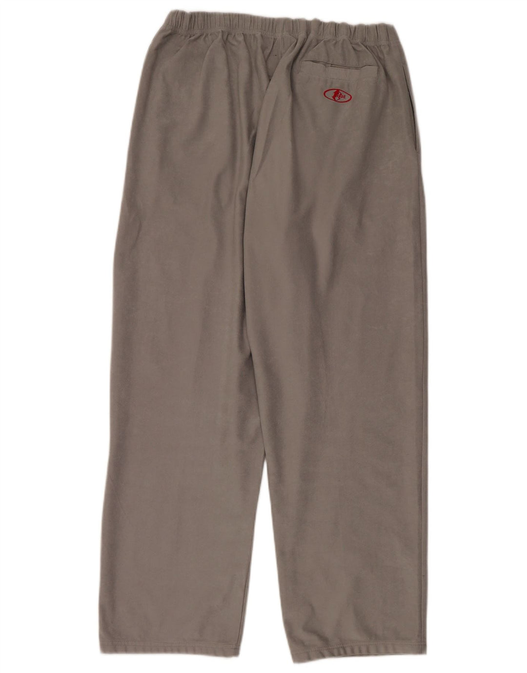 Calça de treino masculina vintage 2XL poliéster cinza