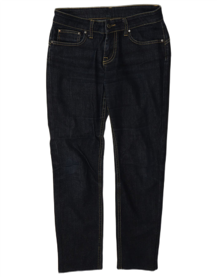 Jeans recortados femininos Upstar W28 L25 algodão azul marinho