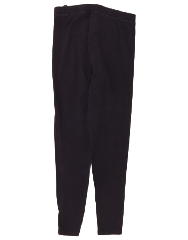 Leggings femininas Marks & Spencer UK 10 algodão azul marinho pequeno