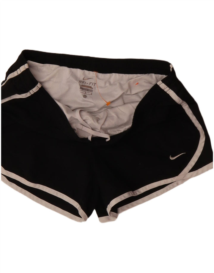Shorts esportivos femininos NIKE Dri Fit UK 12 médio preto poliéster