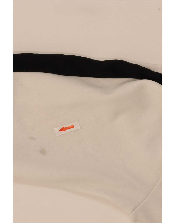 Suéter Nike Masculino Dri Fit com capuz pequeno e branco em poliéster