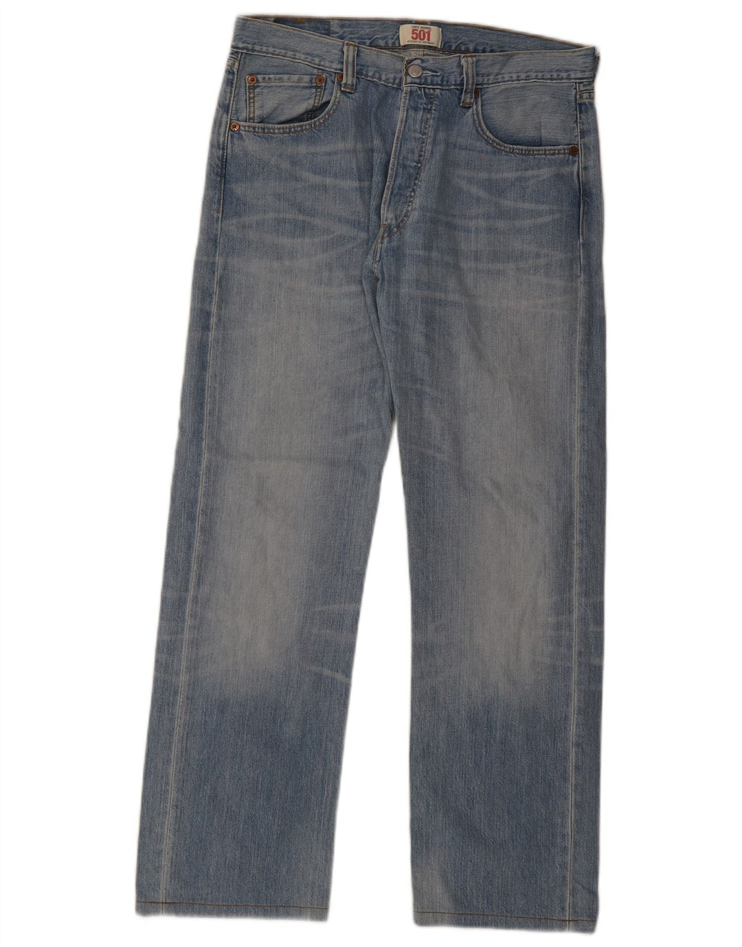 Jeans Levis 501 Straight Masculino W34 L30 Azul