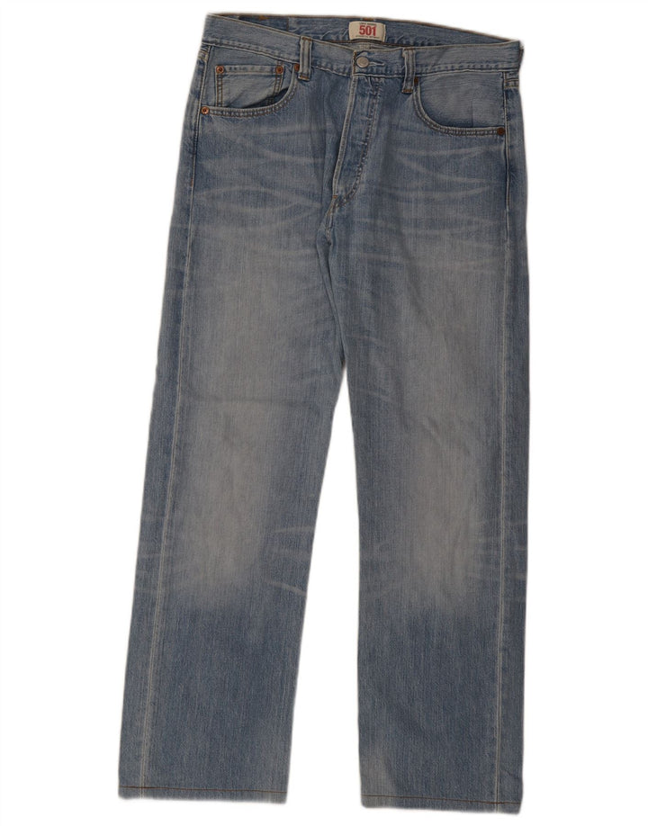 Jeans Levis 501 Straight Masculino W34 L30 Azul