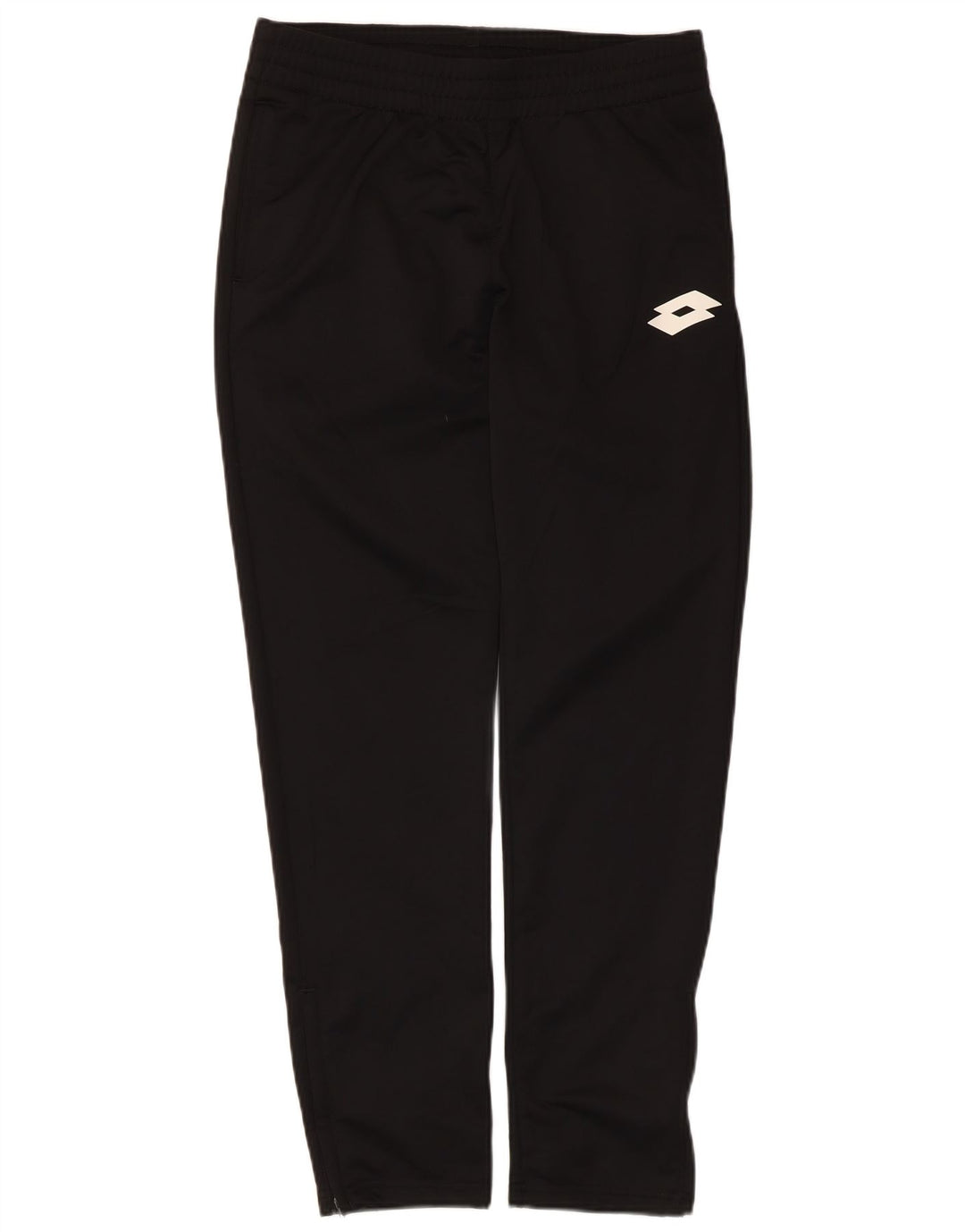 Calça de treino masculina Lotto pequena preta de poliéster