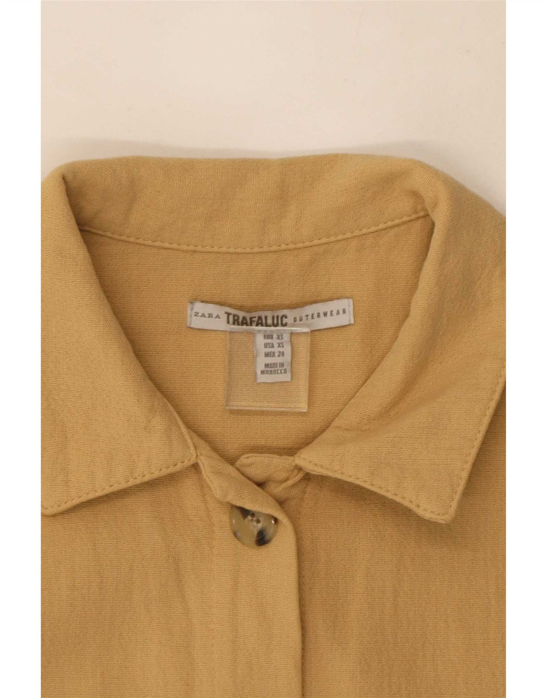 Sobretudo oversized feminino Zara UK 6 XS bege