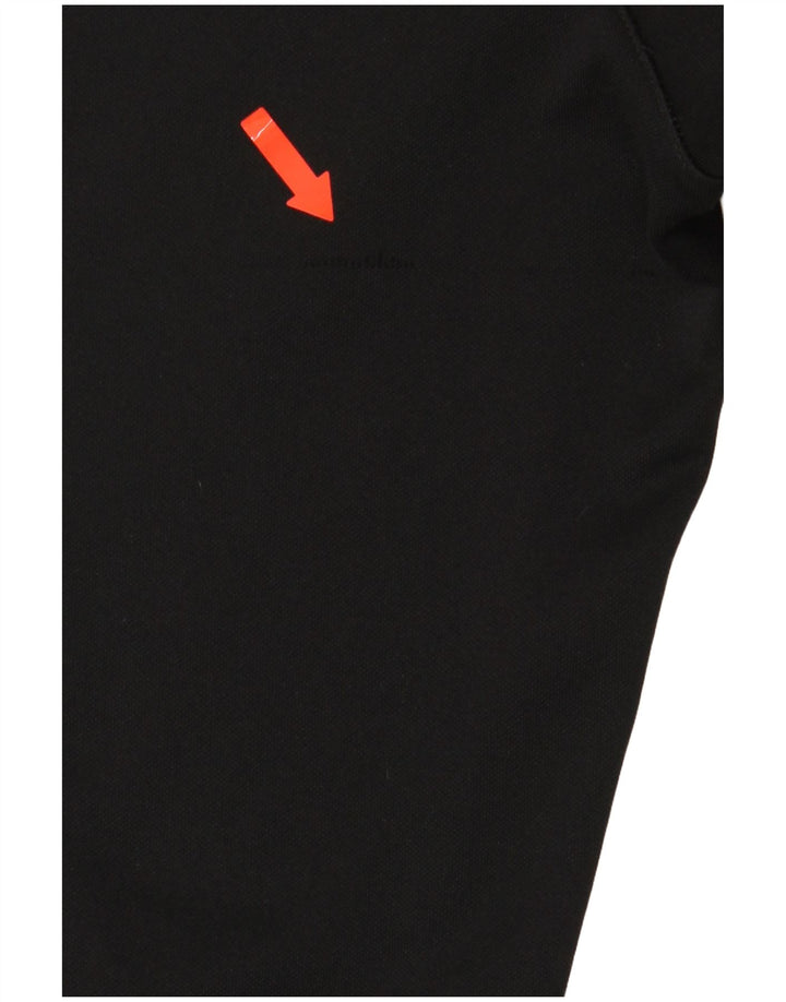Calça de treino masculina Adidas grande poliéster preto