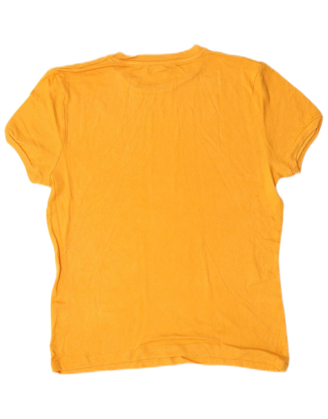 Camiseta masculina Zara Top médio amarelo viscose