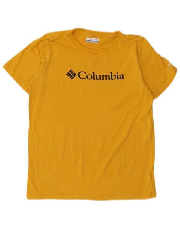 Camiseta Columbia Boys Graphic Top 15-16 Anos XL Amarelo Algodão