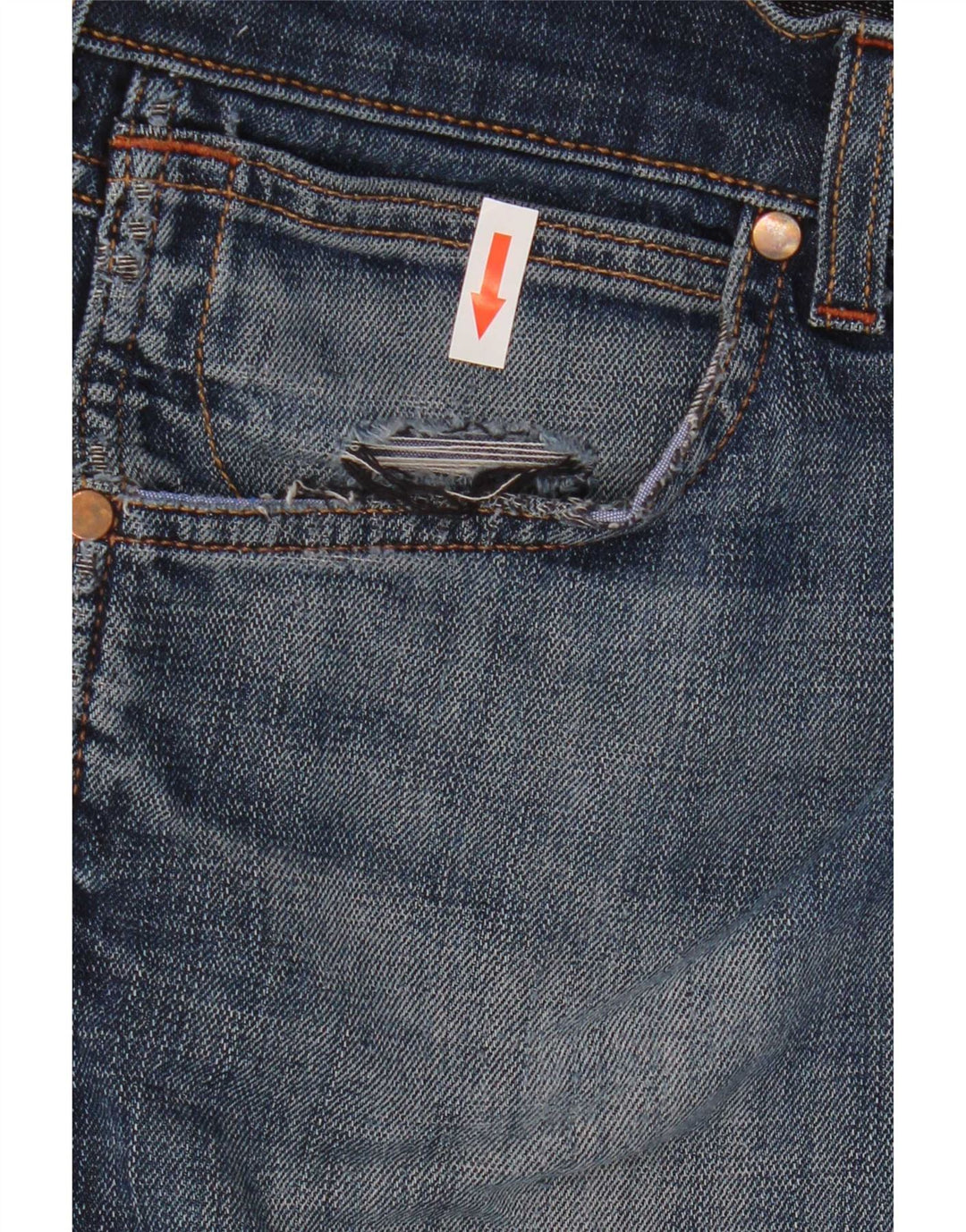 Wrangler Mens Jeans Slim W35 L29 Azul Marinho
