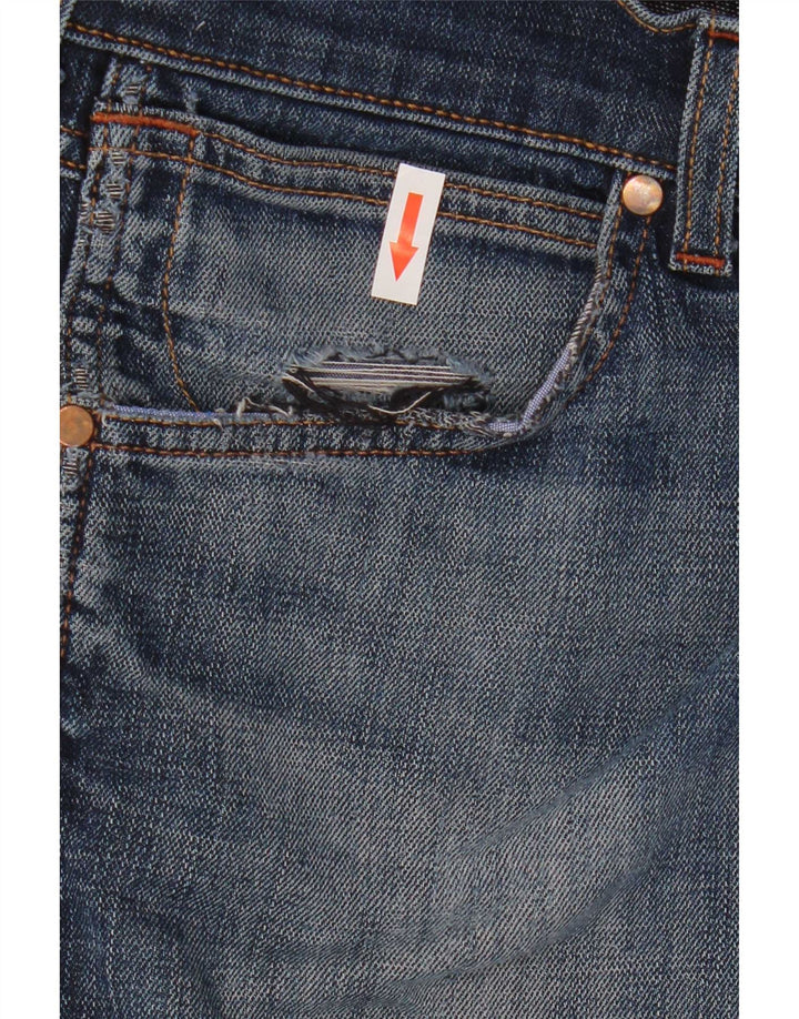 Wrangler Mens Jeans Slim W35 L29 Azul Marinho