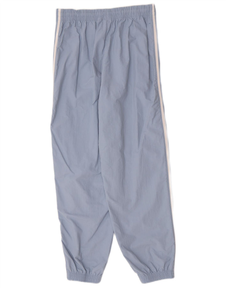 Calça de treino feminina Adidas Joggers UK 14 poliéster azul médio