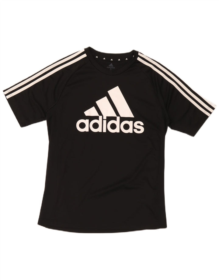 Camiseta Adidas Masculina Aeroready Graphic Top Pequeno Poliéster Preto