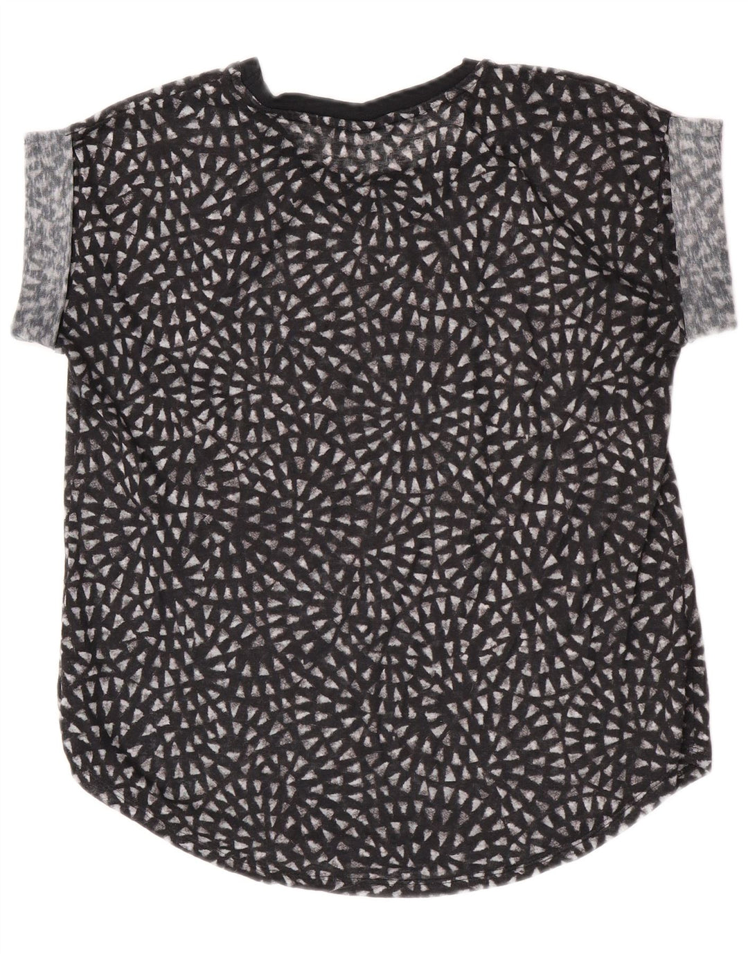 Blusa feminina transparente Mossimo UK 18 XL poliéster preto