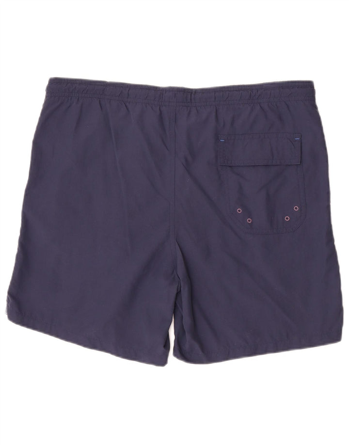 Shorts de natação masculino Fred Perry pequeno azul marinho nylon