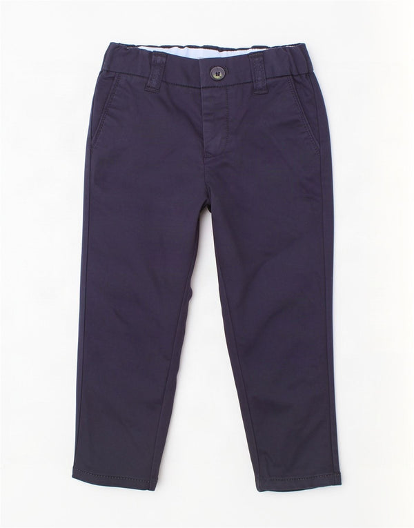 Shorts Chino retos Armani Baby Boys 3-6 meses W16 L8 algodão azul marinho