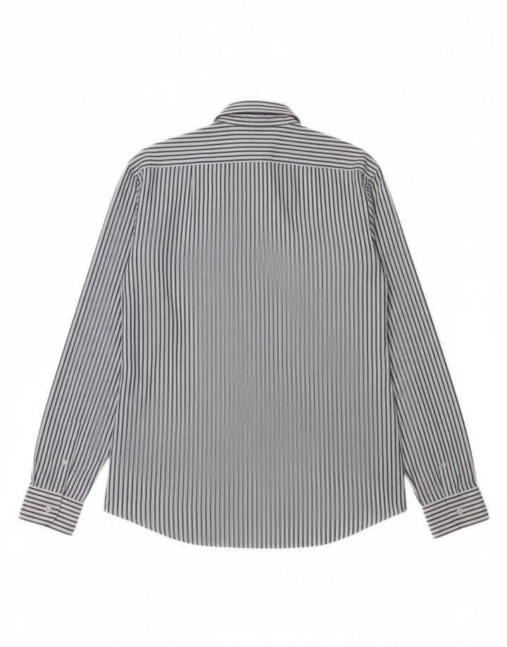 Camisa masculina CALVIN KLEIN 2XL algodão listrado branco