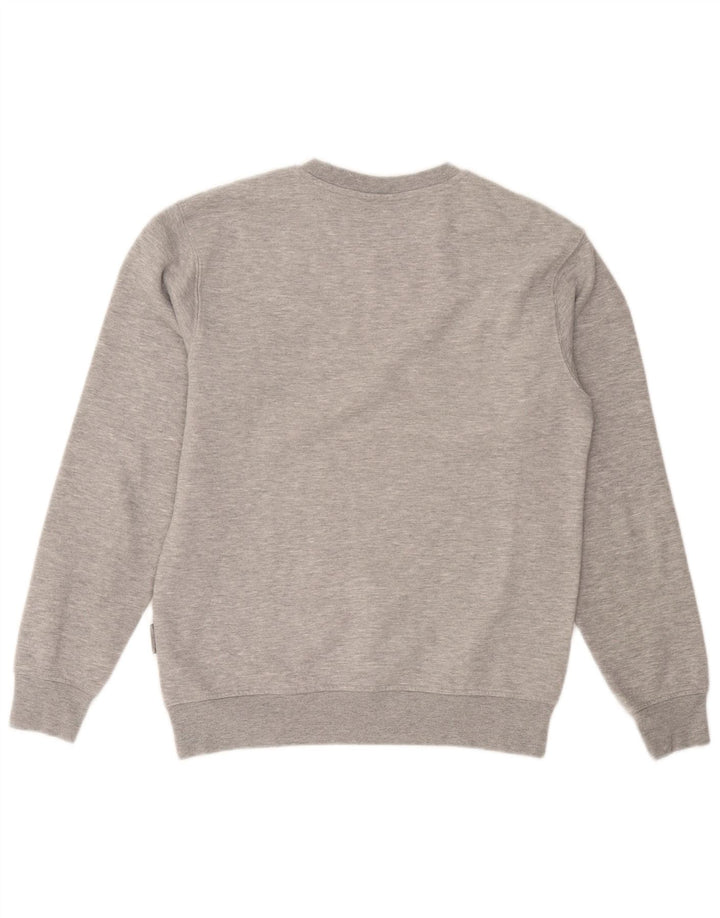 Cropp moletom masculino gráfico regular ajuste jumper pequeno algodão cinza