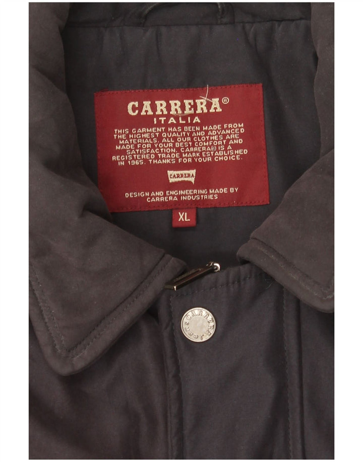 Jaqueta utilitária masculina Carrera UK 42 XL azul marinho