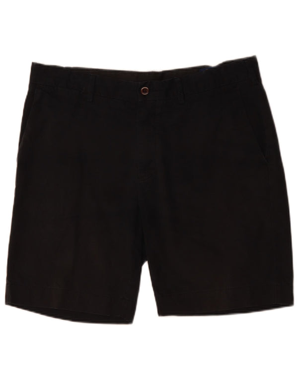 Polo Ralph Lauren Mens Chino Shorts W34 Grande Algodão Preto