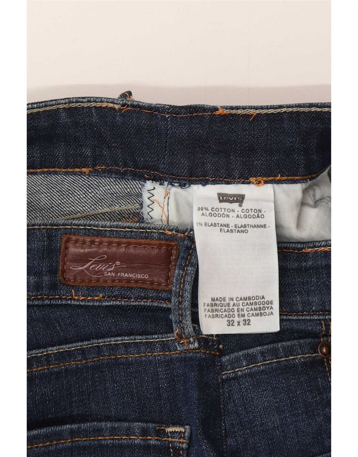Calça jeans feminina Bootcut Levi's W32 L32 azul algodão