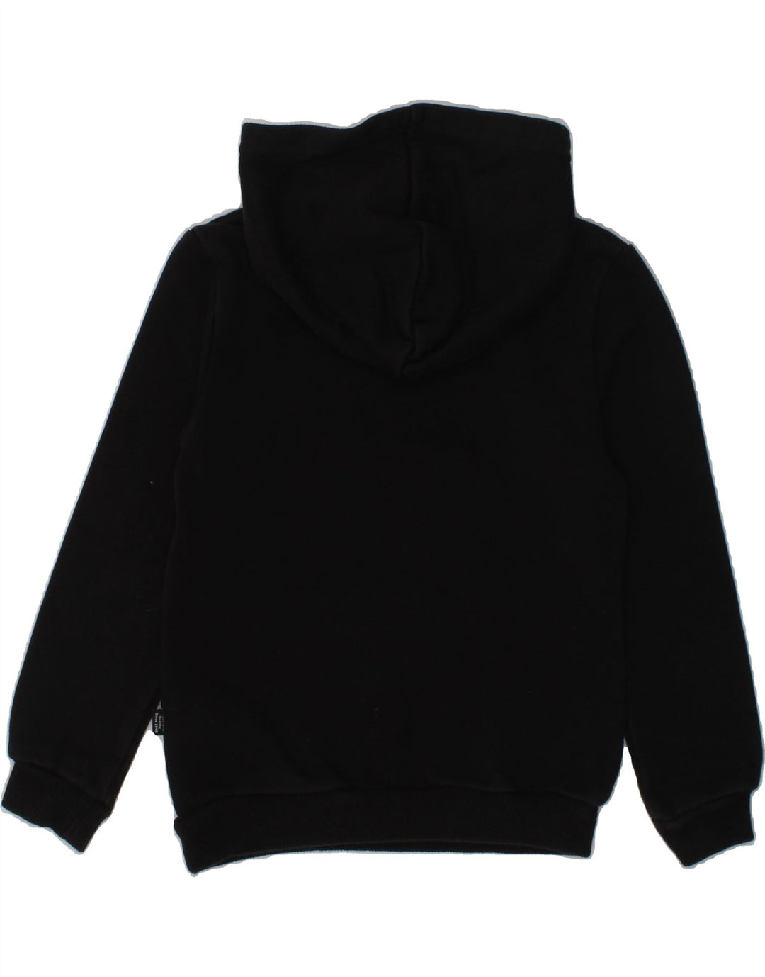 PUMA Boys Graphic Hoodie Jumper 5-6 Years Black Cotton | Vintage Puma | Thrift | Second-Hand Puma | Used Clothing | Messina Hembry 