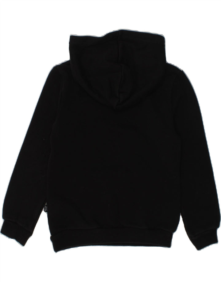 PUMA Boys Graphic Hoodie Jumper 5-6 Years Black Cotton | Vintage Puma | Thrift | Second-Hand Puma | Used Clothing | Messina Hembry 