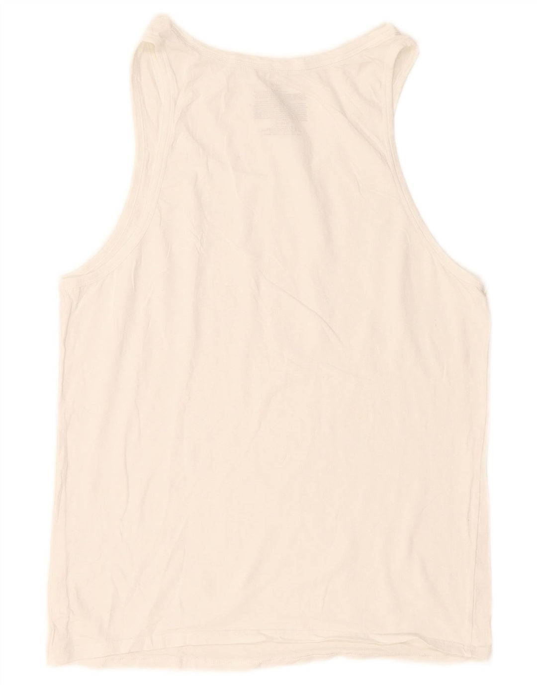 Calvin Klein Mens Colete Top Médio Algodão Branco