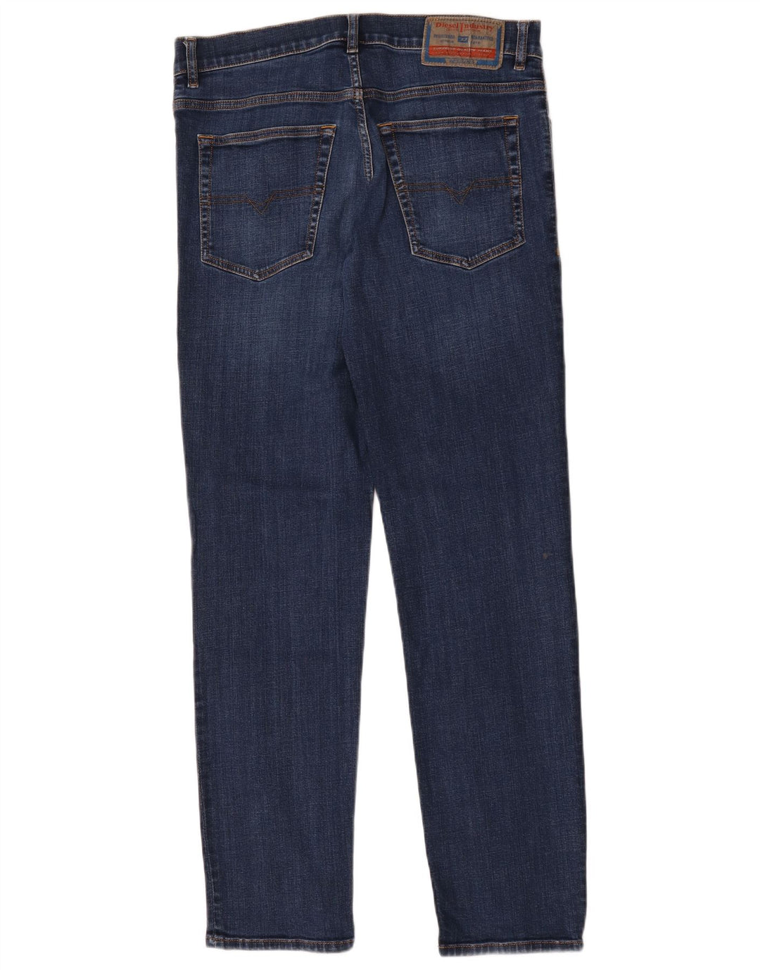 Diesel Mens Slim Jeans W32 L32 Azul Algodão