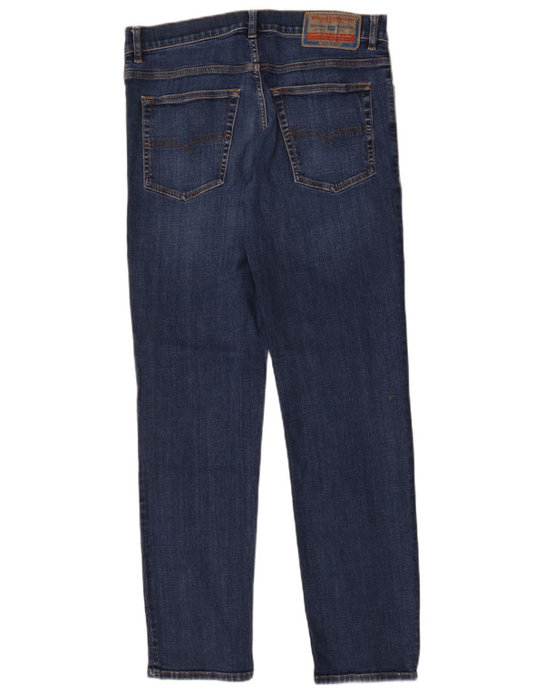 Diesel Mens Slim Jeans W32 L32 Azul Algodão