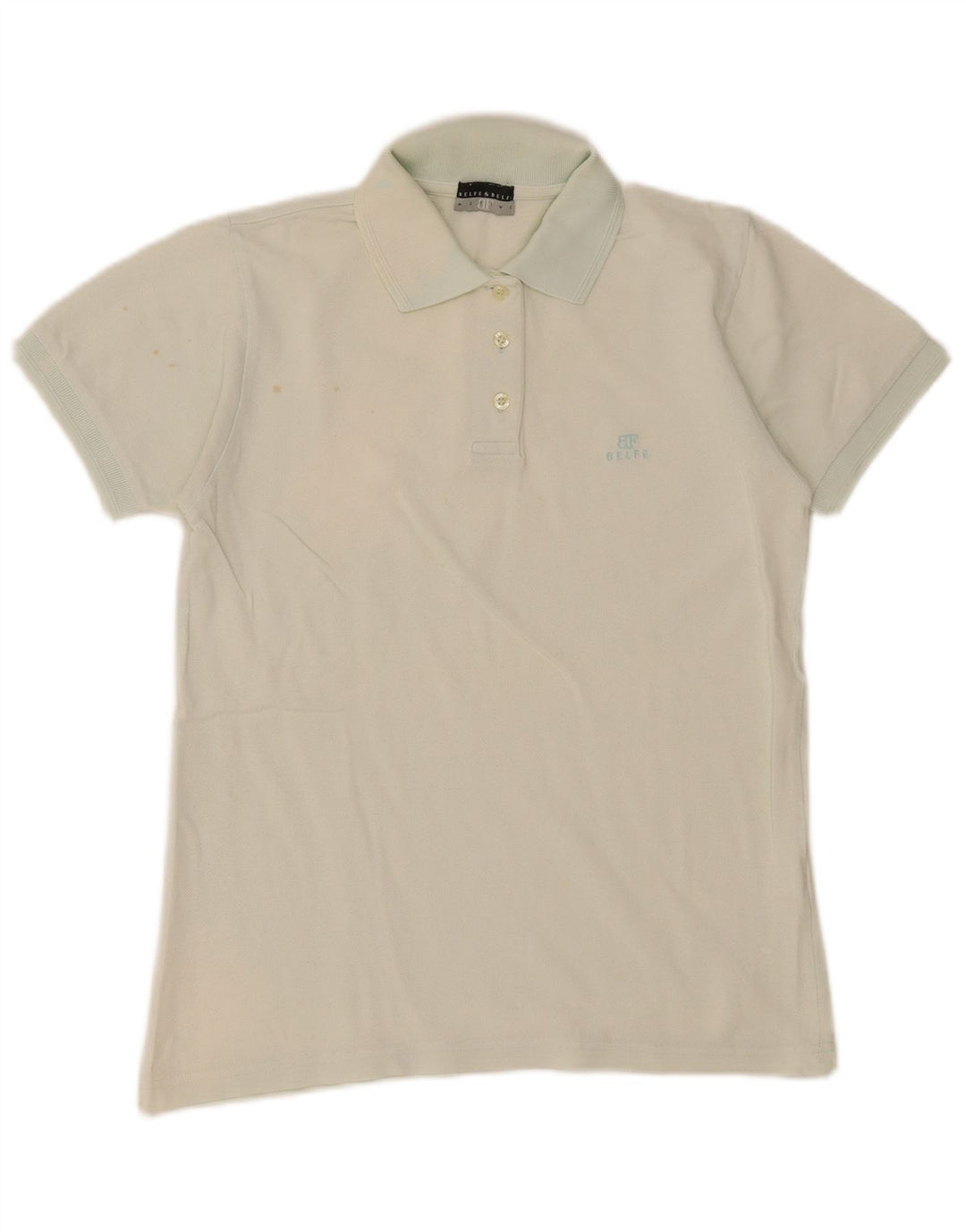 Camisa polo feminina Belfe & Belfe Reino Unido 14 grande azul