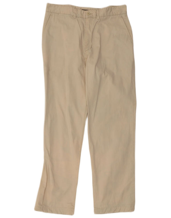 Calça Chino Reta Masculina Zara EU 42 Grande W32 L30 Bege