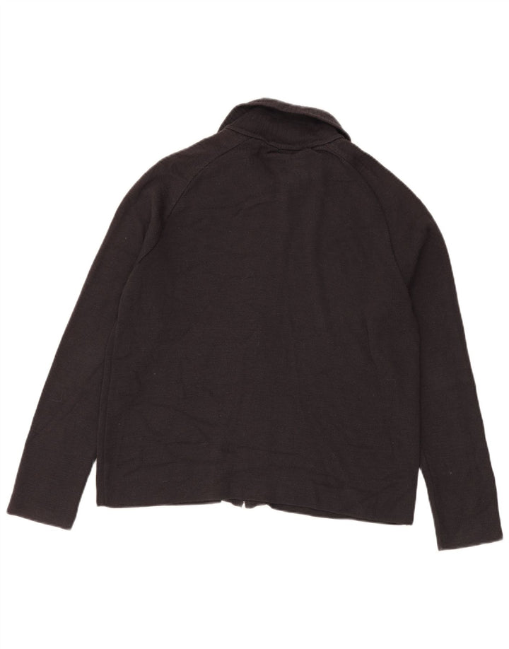 Suéter cardigã masculino Zara cinza médio