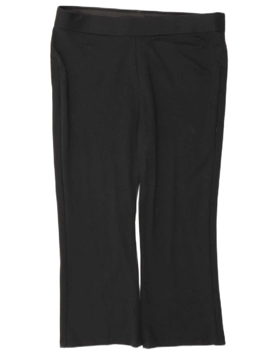 Calça de treino feminina Marks & Spencer Reino Unido 14 grande viscose preta