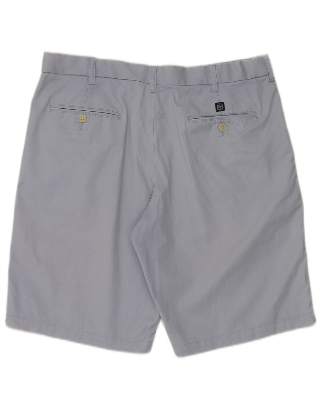 Shorts masculino MARKS & SPENCER Blue Harbor Chino W36 grande algodão azul
