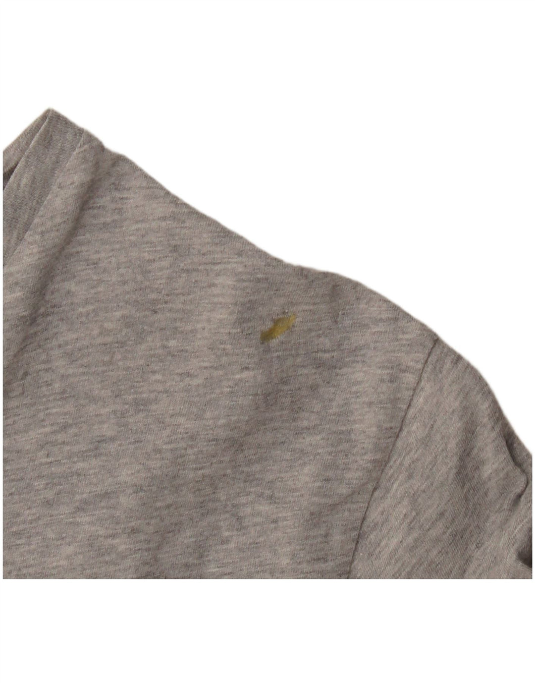 Camiseta feminina Tommy Hilfiger com estampa gráfica grande algodão cinza