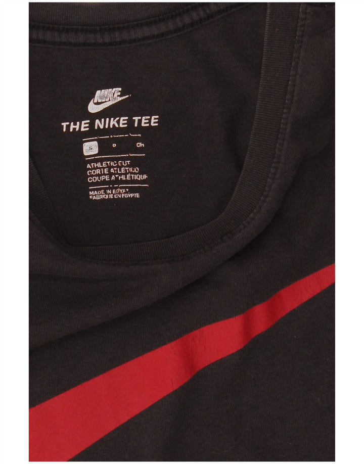 Camiseta Nike Masculina Athletic Cut Graphic Top Pequena Preta