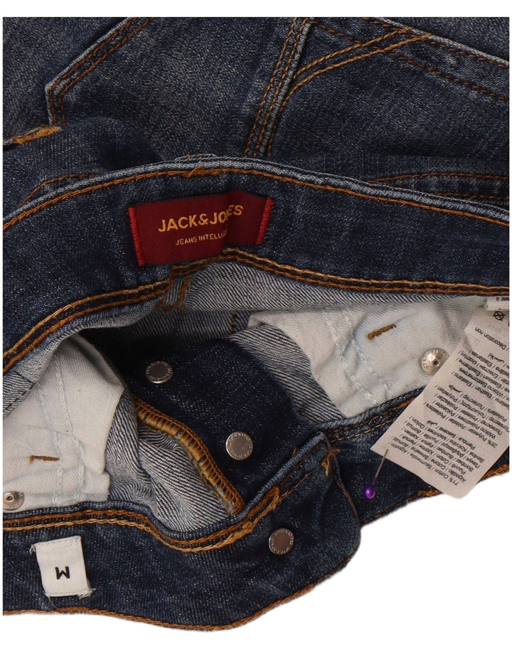 Shorts jeans masculino Jack & Jones médio W32 algodão azul