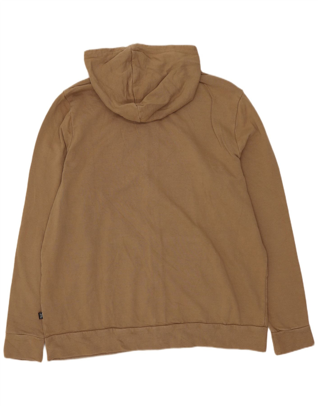 Suéter Puma masculino com capuz e zíper XL marrom algodão